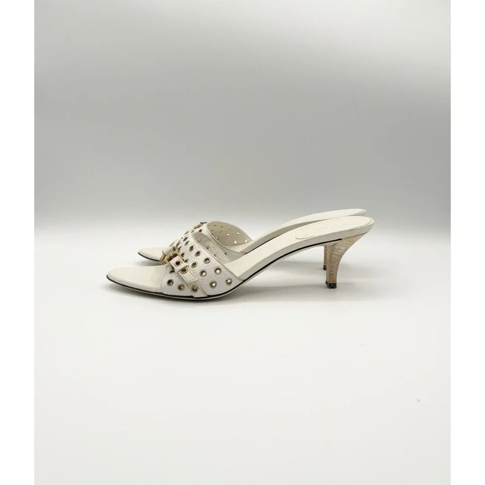 Gucci white leather